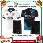 Bristol City Gift Pack – Away and Third Kids Football Kit 2025/26 (No Socks)