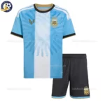 Argentina Commemorative Special Edition Kids Football Kit 2026 (No Socks)- Front View