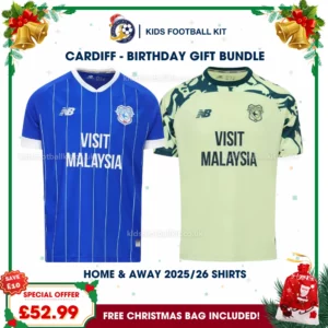 Cardiff City Gift Pack – Home & Away Men Football Shirt 2025/26