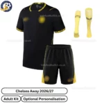 Chelsea Away Adult Kit 26_27 -front view-with socks
