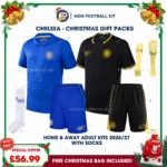 Chelsea Gift Pack – Home and Away Adult Football Kit 202627 (With socks)