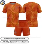 Chelsea Goalkeeper Adult Kit 26_27 -Over view-no socks-orange