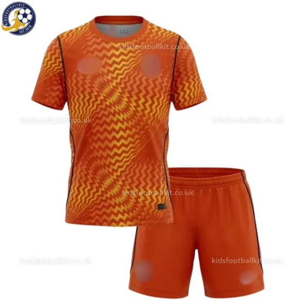 Chelsea Goalkeeper Adult Kit 26_27 -front view-no socks-orange