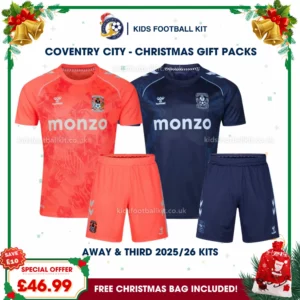 Coventry City Gift Pack – Away and Third Kids Football Kit 2025/26
