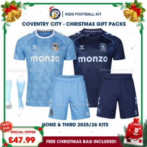 Coventry City Gift Pack – Home and Third Kids Football Kit 2025/26