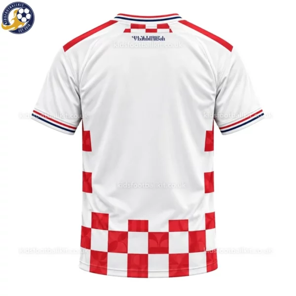 Croatia Home Kids Kit 2027 No Socks - Back View