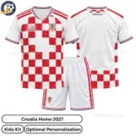 Croatia Home Kids Kit 2027 No Socks - Overview
