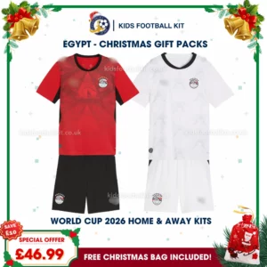 Egypt World Cup 2026 Gift Pack – Home and Away Kids Football Kit (No socks)