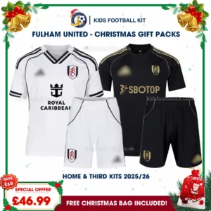 Fulham United Gift Pack – Home and Third Kids Football Kit 2025/26 (No socks)