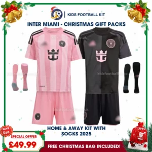 Inter Miami FC Gift Pack – Home & Away Kids Football Kit 2025/26 (With Socks)