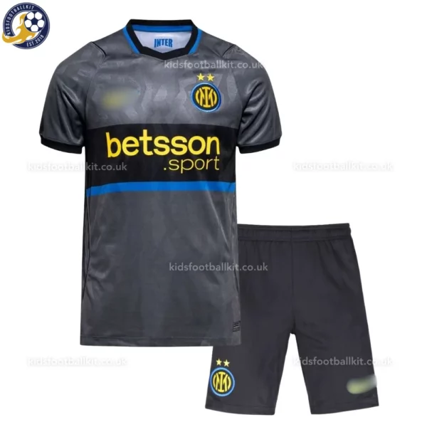 Inter Milan Third Kids Kit 26_27 No Socks - Front View