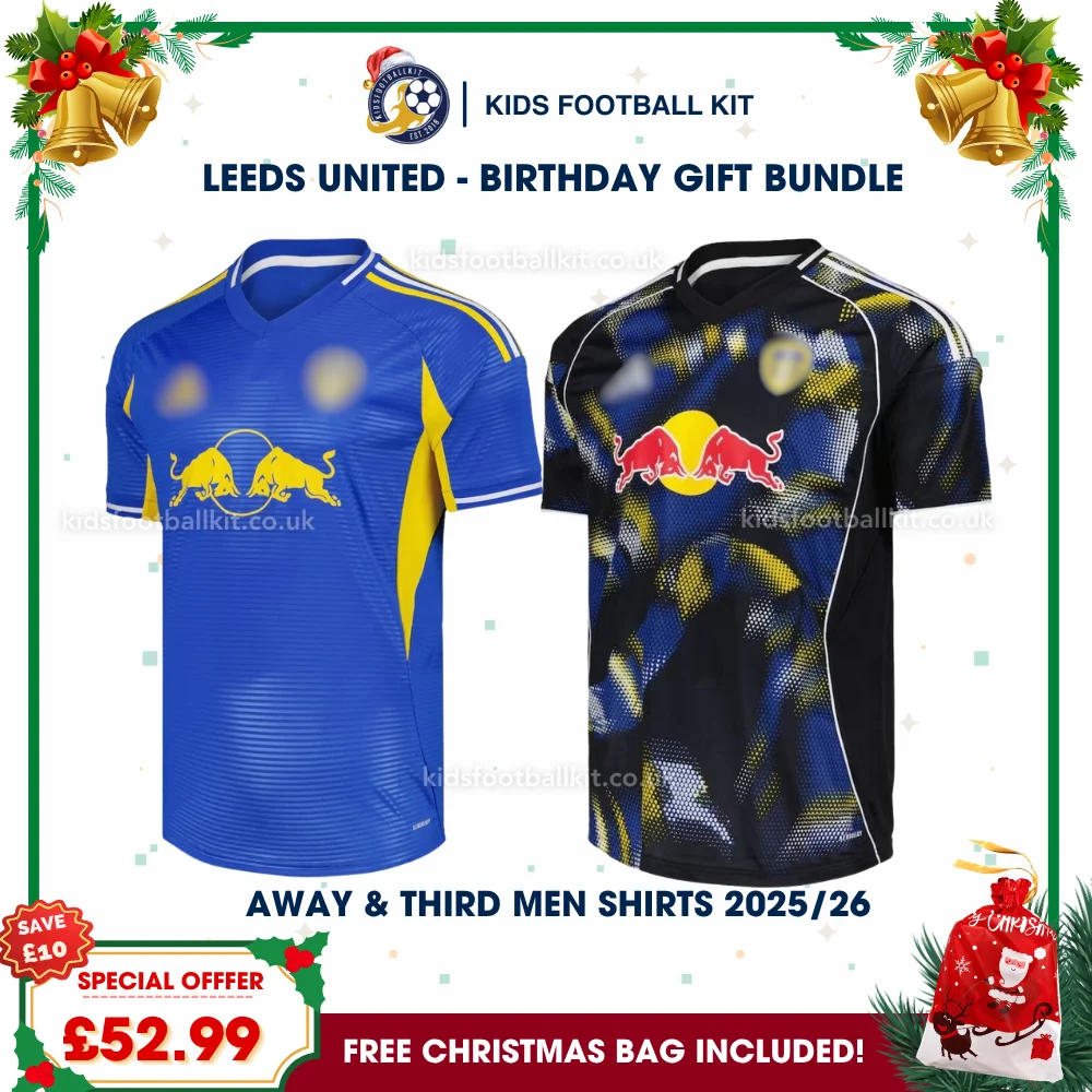Leeds United Gift Pack – Away and Third Men Football Shirt 2025/26