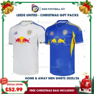Leeds United Gift Pack – Home and Away Men Football Shirt 2025/26