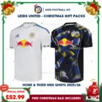Leeds United Gift Pack – Home and Third Men Football Shirt 2025/26