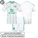 Leicester City third Kids Kit 26_27 No Socks - Overview