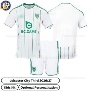 Leicester City third Kids Kit 26_27 No Socks - Overview