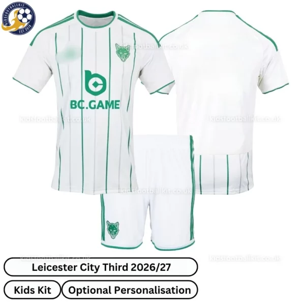 Leicester City third Kids Kit 26_27 No Socks - Overview