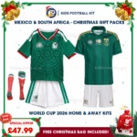 Mexico and South Africa World Cup 2026 Gift Pack – Home and Away Kids Football Kit