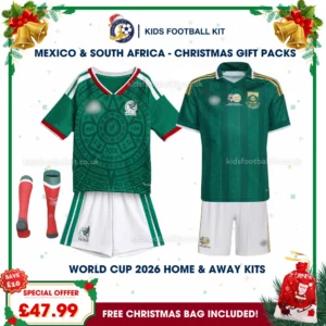 Mexico and South Africa World Cup 2026 Gift Pack – Home and Away Kids Football Kit