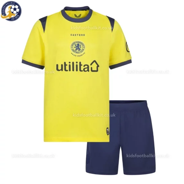Middlesbrough Third Kids Kit 2026_27 -Front view