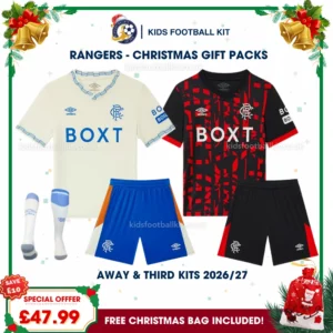 Rangers Gift Pack – Away and Third Kids Football Kit 2026/27