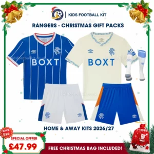 Rangers Gift Pack – Home and Away Kids Football Kit 2026/27