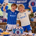 Rangers home and away kids kit 2026 gen AI