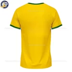 Retro Brazil Home Kids Kit 1970 (No Socks) - Back View