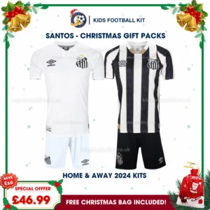 Santos Gift Pack – Home and Away Kids Football Kit 2024/25 (No socks)