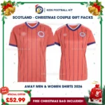 Scotland World Cup 2026 Couple Gift Pack – Away Men and Women Football Shirts