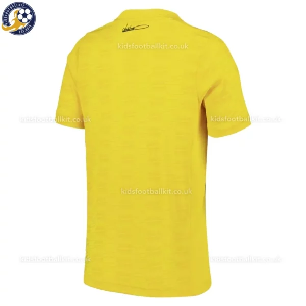 Sunderland Yellow Goalkeeper Kids Kit 2027 No Socks - Back View