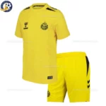 Sunderland Yellow Goalkeeper Kids Kit 2027 No Socks - Front View