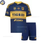 Tigres UANL Away Kids Kit 26_27 No Socks - Front View