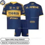 Tigres UANL Away Kids Kit 26_27 No Socks - Overview