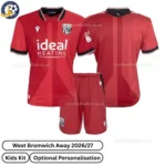 West Bromwich Away Kids Kit 2027 No Socks - Overview