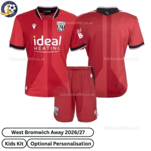 West Bromwich Away Kids Kit 2027 No Socks - Overview