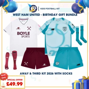 West ham united away and third kids kit 26_27