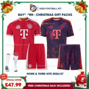 Bay^_^rn Gift Pack – Home and Third Kids Football Kit 2026/27