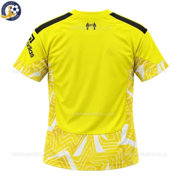 l-p Yellow Goalkeeper Kids Kit 26_27 No socks - Back View