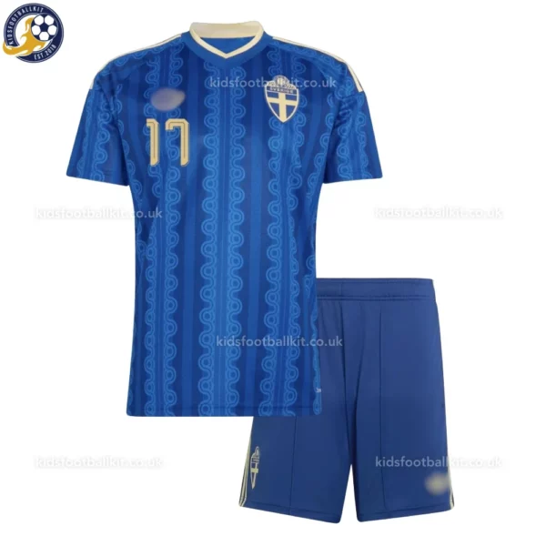 sweden away kids kit 2026-front view-Gyökeres 17