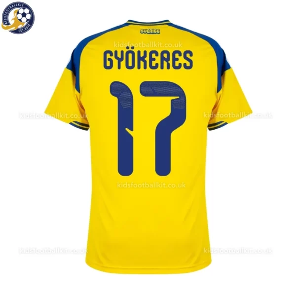 sweden home kids kit 2026-back view-Gyökeres 17