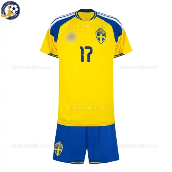 sweden home kids kit 2026-front view-Gyökeres 17