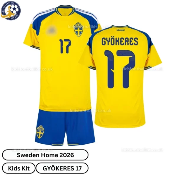 sweden home kids kit 2026-over view-Gyökeres 17